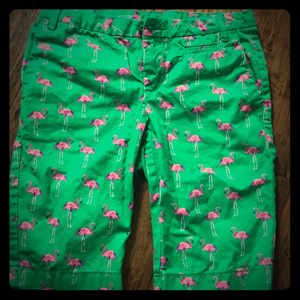 Lands end girls Bermuda shorts, size 7